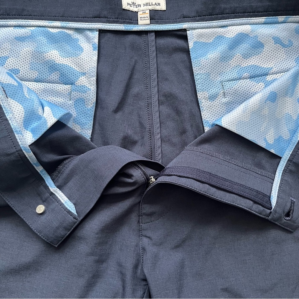 NWOT Peter Millar Men's Shackleford Performance Hybrid shorts - Picture 5 of 9